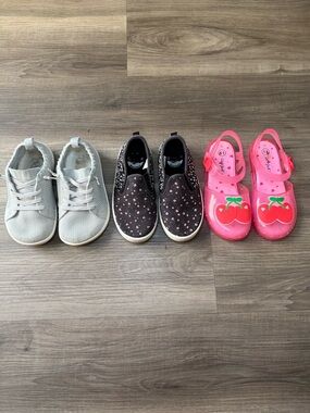 3 Pairs Size 11 Girl’s Shoes